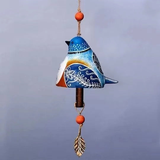 Bird Song Bell Resin Crafts Wind Chime Hangings Patio Furniture Decoration
