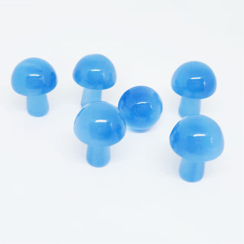 Natural Crystal Agate Mini Mushroom Craft Decoration