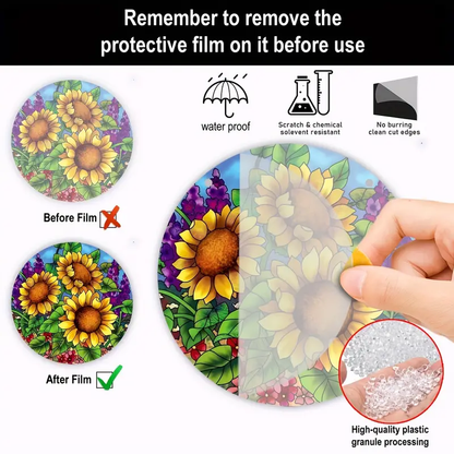 Elegant Sunflower Suncatcher