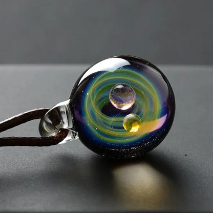 Cosmic Glass Ball Pendant