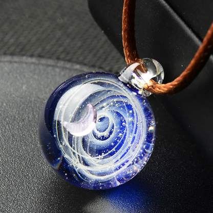 Cosmic Glass Ball Pendant
