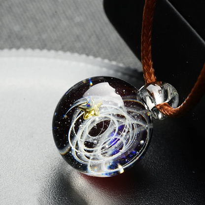 Cosmic Glass Ball Pendant