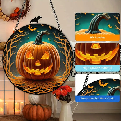 3D Pumpkin Suncatcher Decoration