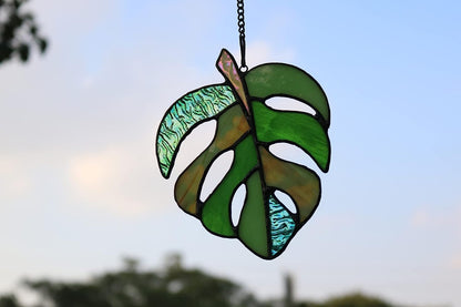 Monstera Suncatcher Leaf Decor Plant