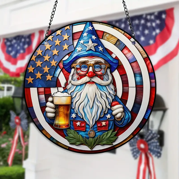 Gnome Elf de Crăciun Suncatcher de toamnă
