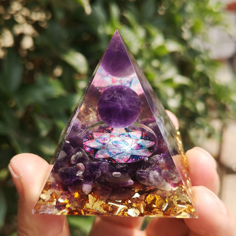Healing Crystal Gemstone Pyramid