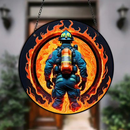 suncatcher with Fireman Pattern