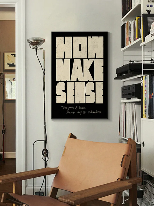 ins modern minimalist decorative painting English alphabet pattern painting art