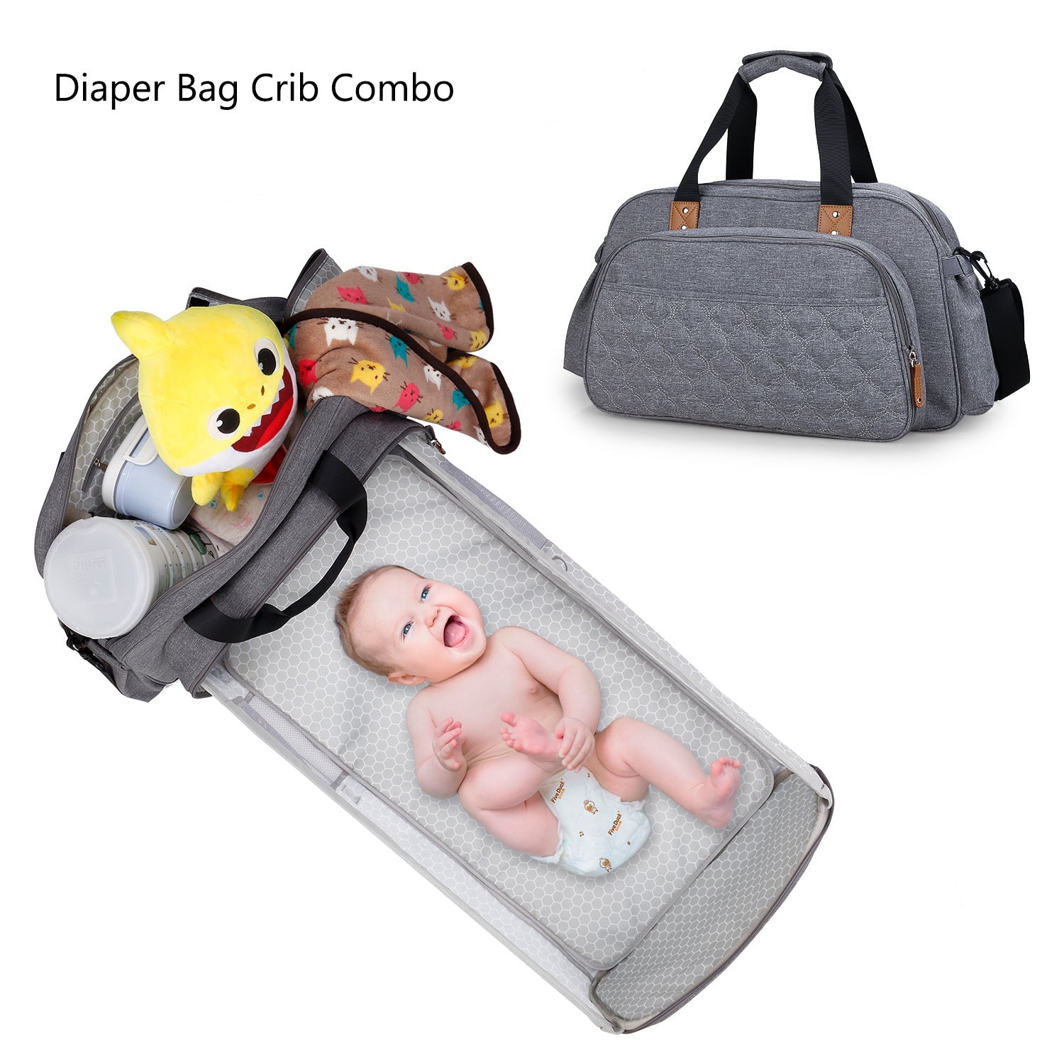 Multifunctional Mommy Bag Baby Crib Mother and Baby Stroller Hanging Bag