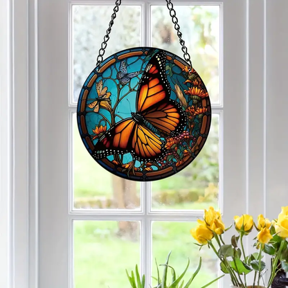 Colorful Butterfly Window Suncatcher