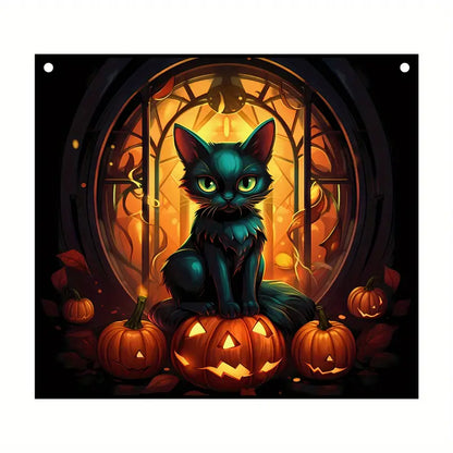 Cat Suncatcher For Window Halloween Decor