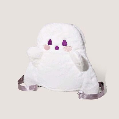 Halloween Cute Ghost Face Backpacks, Mini Crossbody Candy Bag