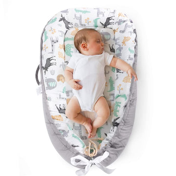 Husa de somn respirabila Baby Nest, 100% bumbac, imprimeu animal 