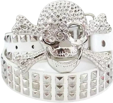 Subculture Cureaua cu împânzire gotică Trend Punk Skull Strass Curele Street Dance