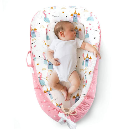 Baby Nest 100% Cotton Castle Print Newborn Breathable Sleep Cover
