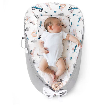 Husă de somn respirabilă pentru nou-născut Baby Nest, 100% bumbac 