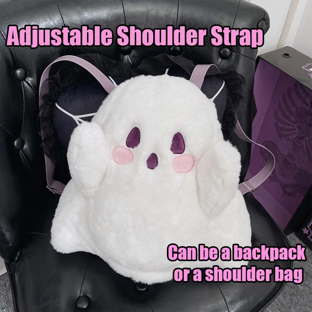 Halloween Cute Ghost Face Backpacks, Mini Crossbody Candy Bag
