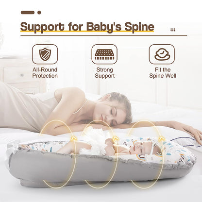 Baby Nest 100% Cotton Rainbow Print Newborn Breathable Sleep Cover