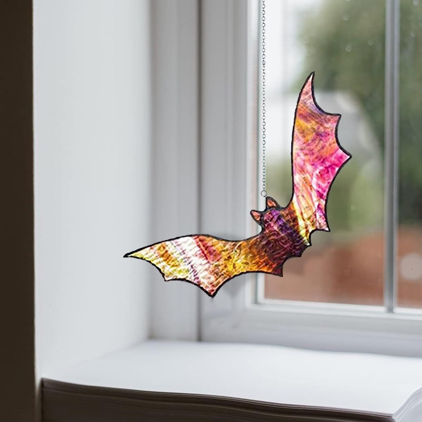 Bat Stained Glass Suncatchers Window Panel