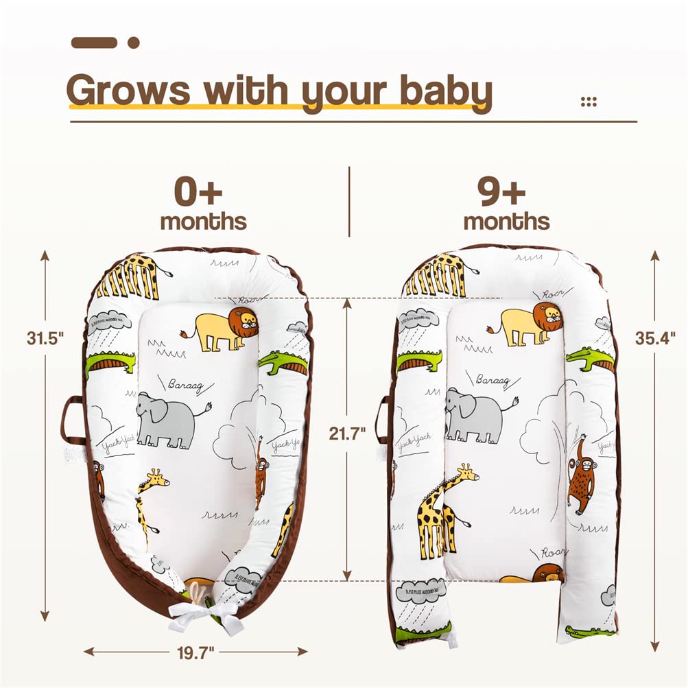 Baby Nest 100% Cotton Grassland Print Newborn Breathable Sleep Cover