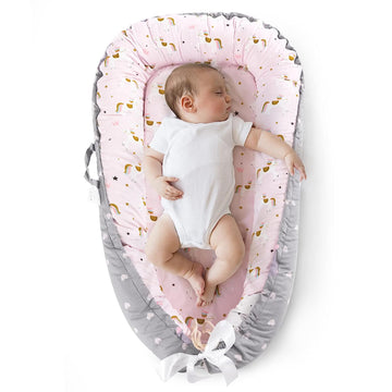 Husa de somn respirabila Baby Nest, 100% bumbac, imprimeu cu cai 