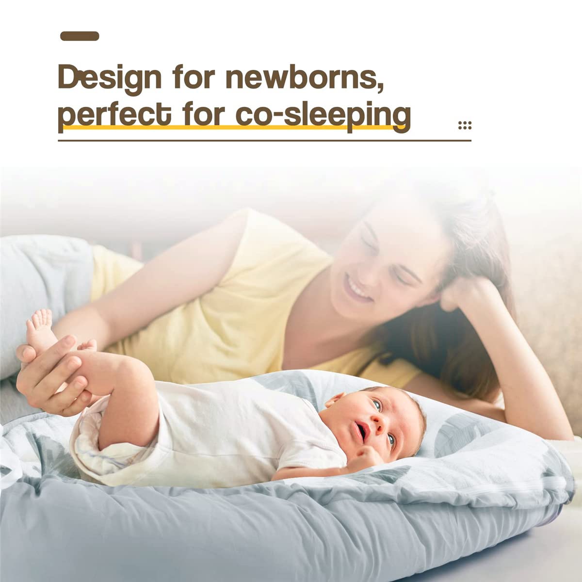 Baby Nest 100% Cotton Banana Leaf Print Newborn Breathable Sleep Cover