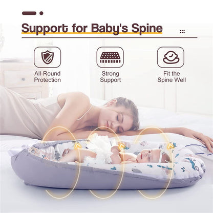 Baby Nest 100% Cotton Zoo Print Newborn Breathable Sleep Cover