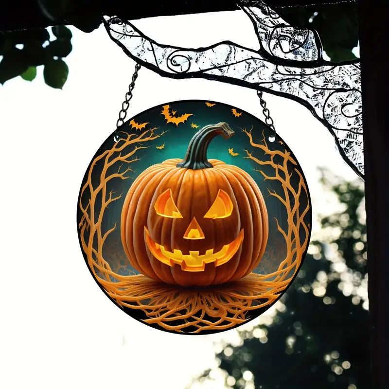 Decor 3D Dovleac Suncatcher 