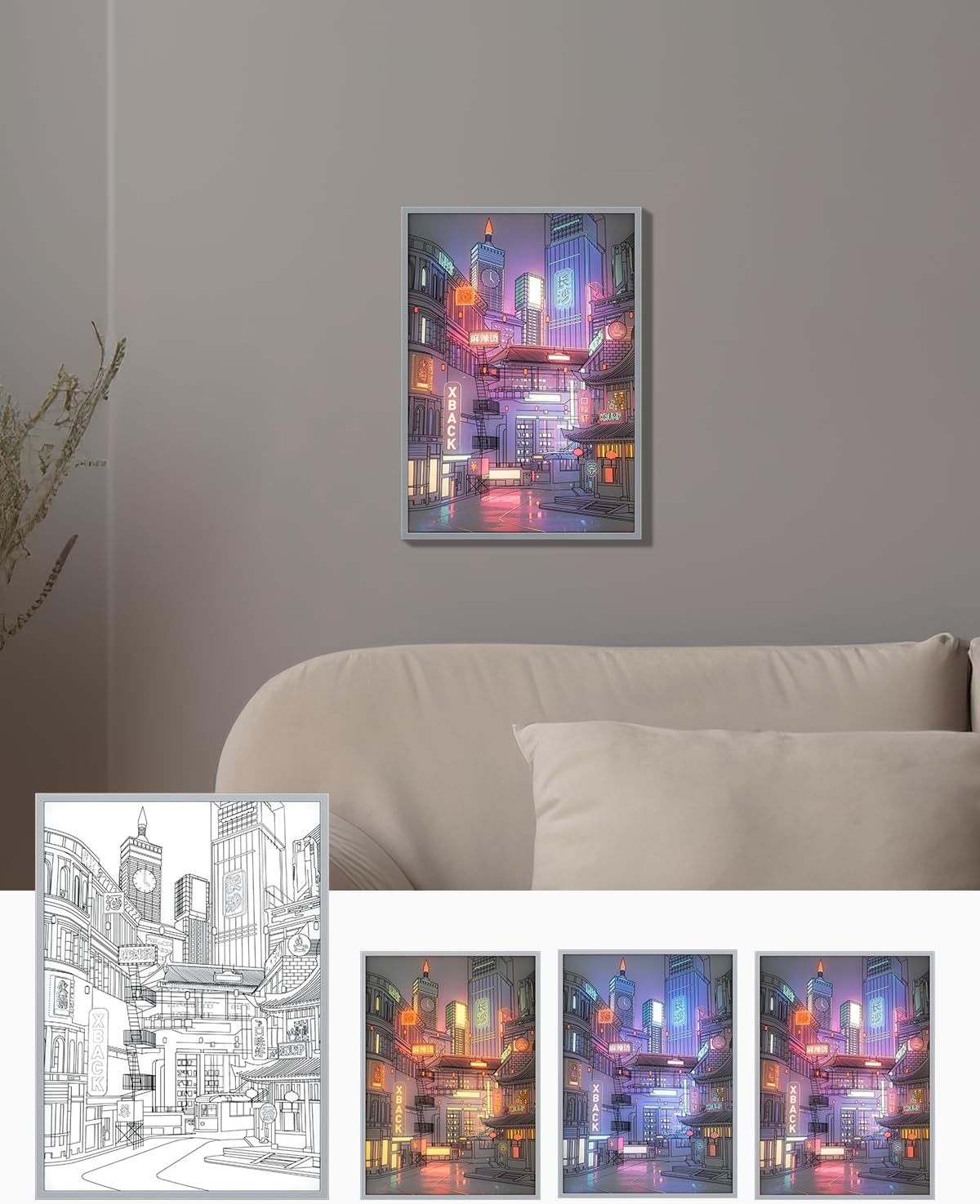 Wall Lighting Painting Decoration