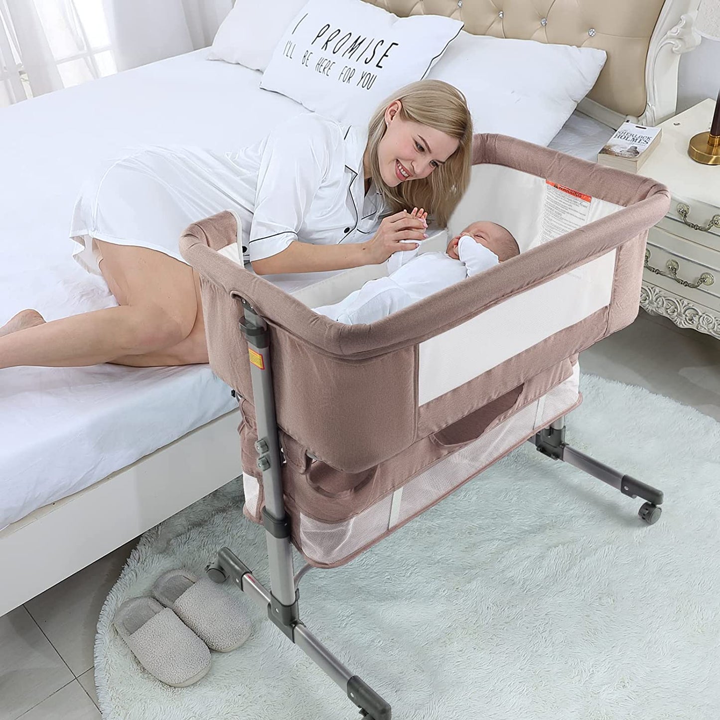 Baby Bed Adjustable Portable Bed for Infant/Baby