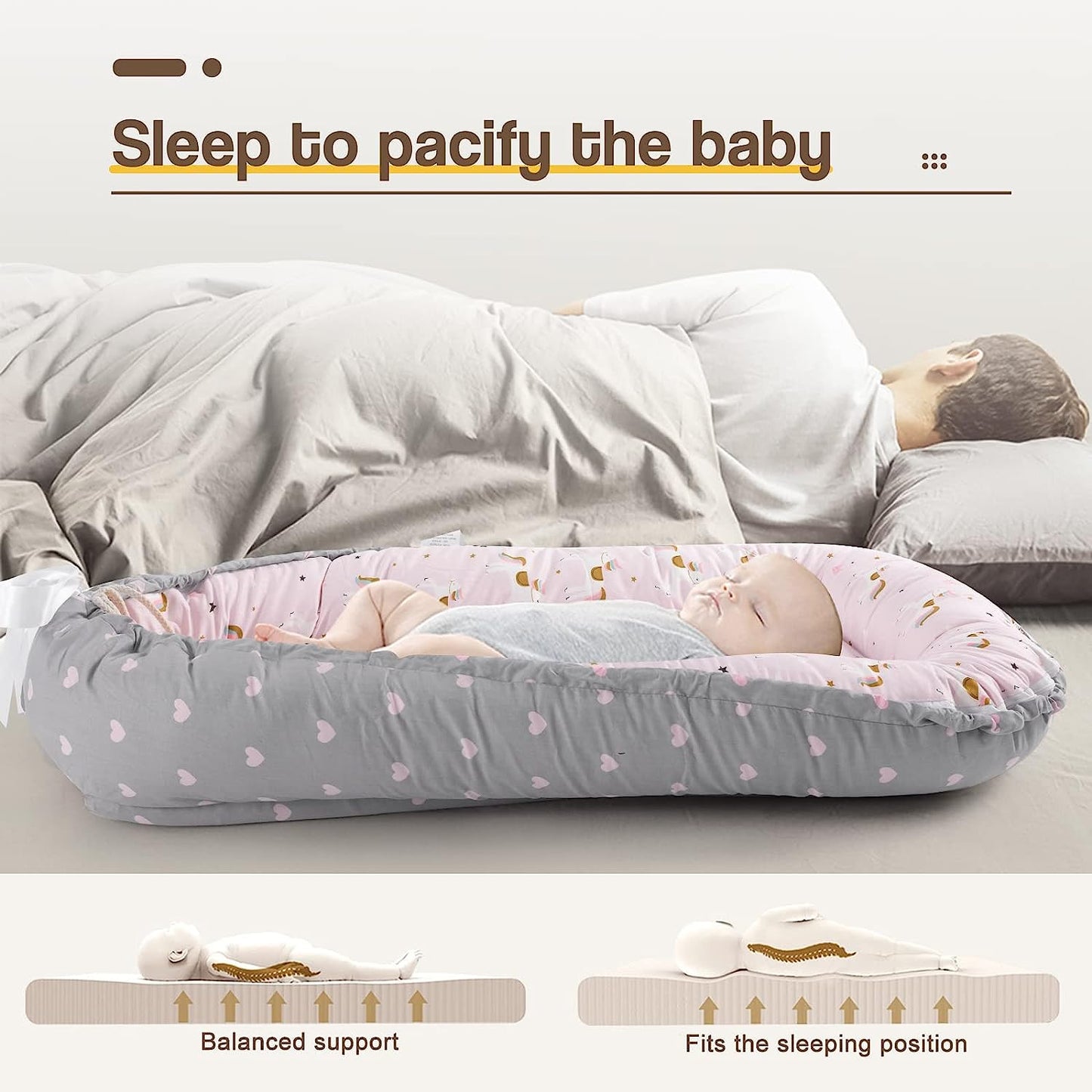 Baby Nest 100% Cotton Horse Print Newborn Breathable Sleep Cover