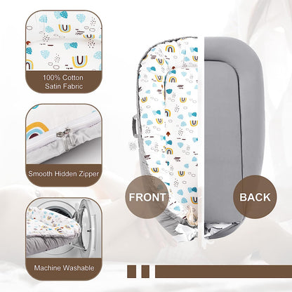 Baby Nest 100% Cotton Rainbow Print Newborn Breathable Sleep Cover