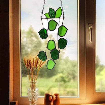 Plants Stained Glass Window Hangings