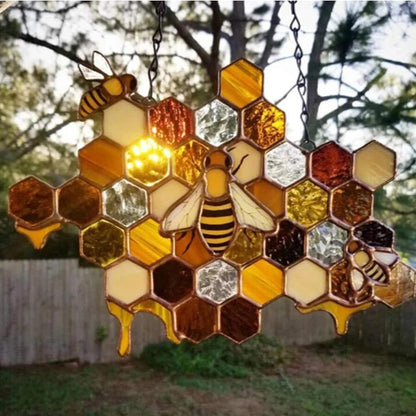 Bee Handmade Stained Suncatchers