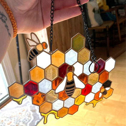 Bee Handmade Stained Suncatchers