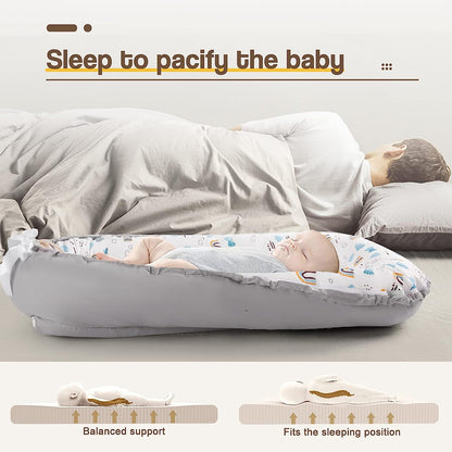 Baby Nest 100% Cotton Rainbow Print Newborn Breathable Sleep Cover