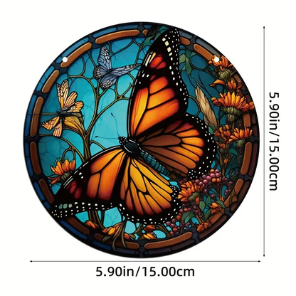 Colorful Butterfly Window Suncatcher