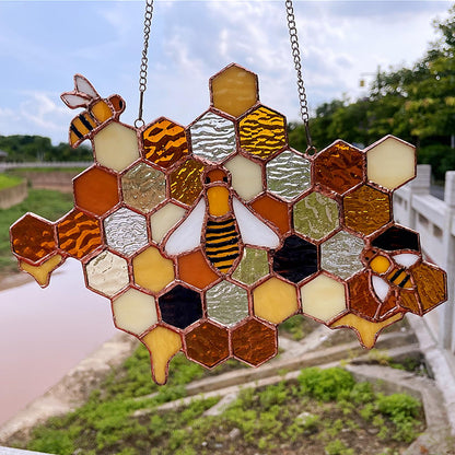 Bee Handmade Stained Suncatchers