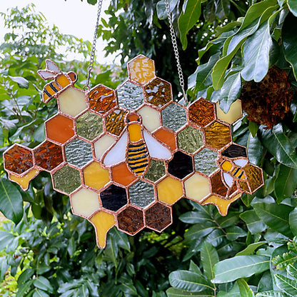 Bee Handmade Stained Suncatchers