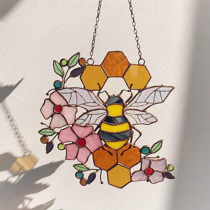 Queen & Bee Protect Honey Suncatcher Decor Pendant