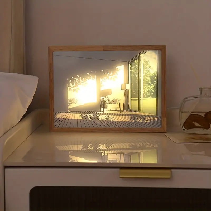 Creative Framed Lighting Painting Decoration