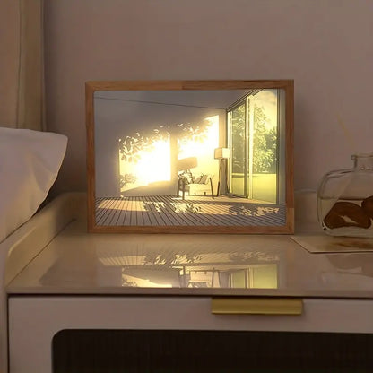 Creative Framed Lighting Painting Decoration