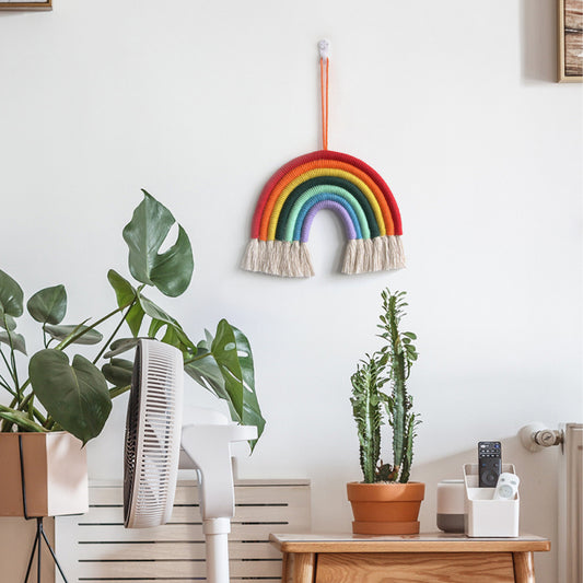 Rainbow Handwoven Tapestry
