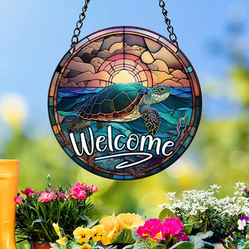 Suncatcher elegant pentru broaște țestoase de mare