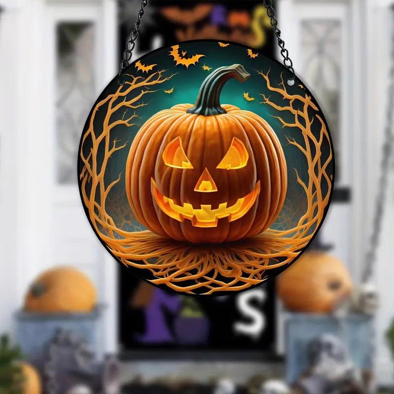 3D Pumpkin Suncatcher Decoration