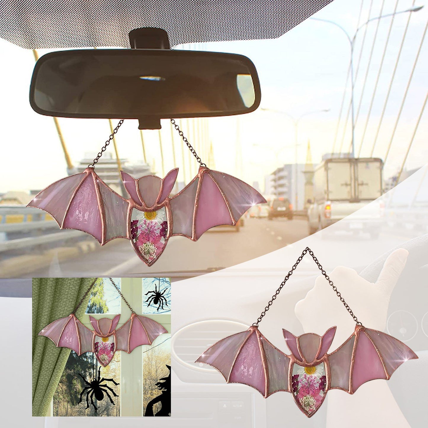 Bat Suncatcher Halloween Decoration