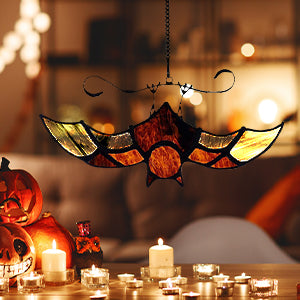 Bat Suncatcher Halloween Decoration