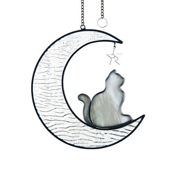 Suncatcher cu vitralii pentru pisici