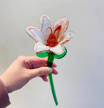 Murano Glass Flower-Glass Lovely Flower Bouquet