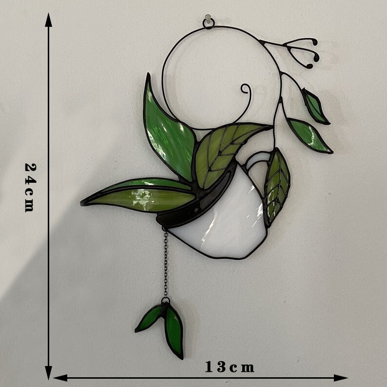 Suncatcher pentru plante suspendate pentru fereastră 